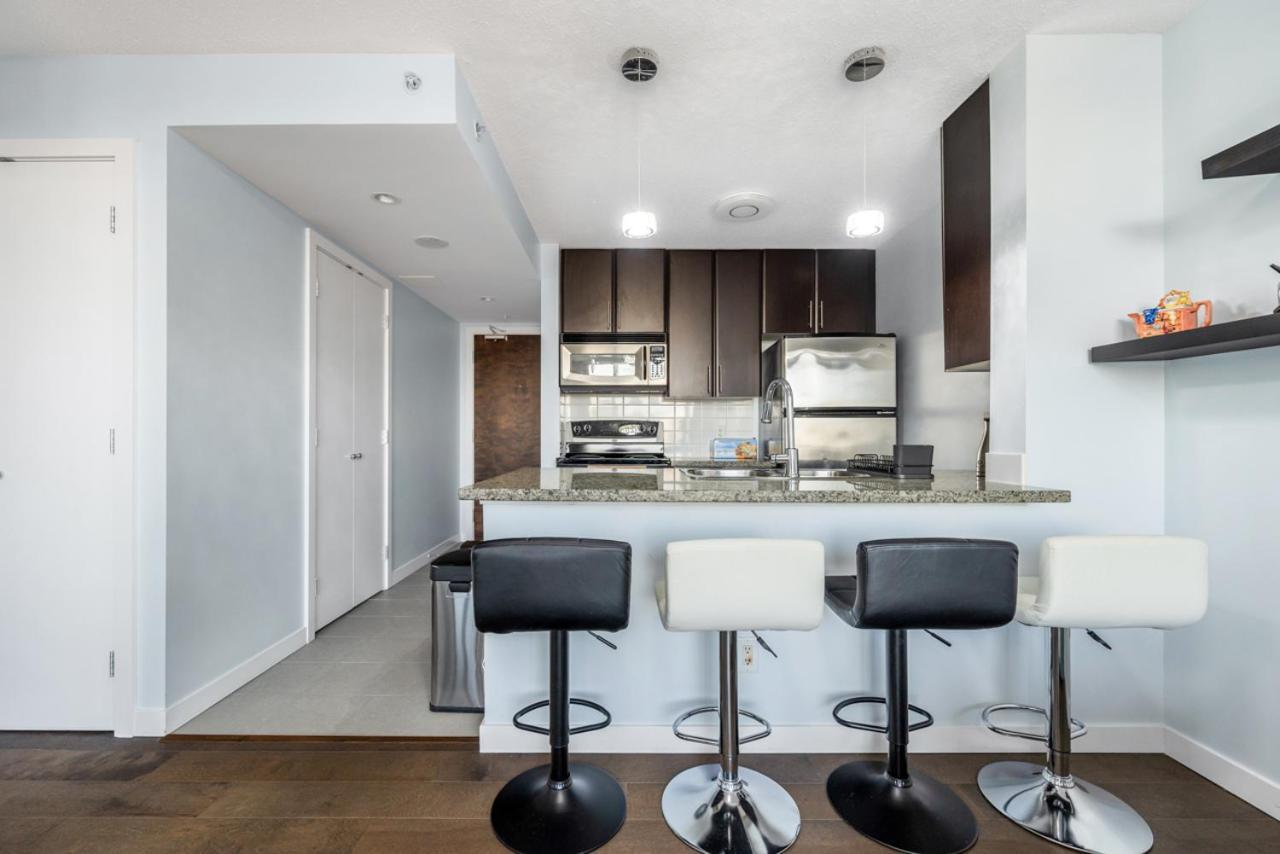 Downtown 1 Bedroom Water View Condo Vancouver Kültér fotó