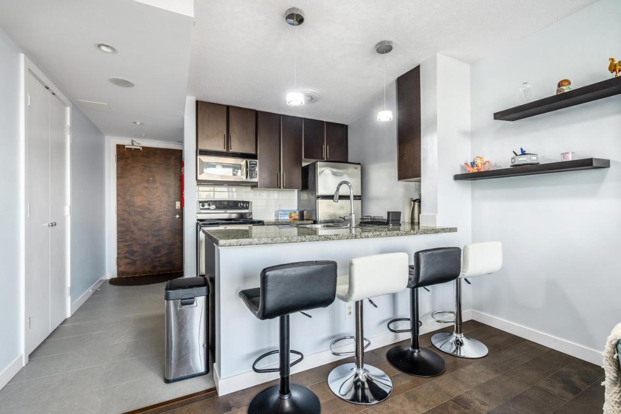 Downtown 1 Bedroom Water View Condo Vancouver Kültér fotó