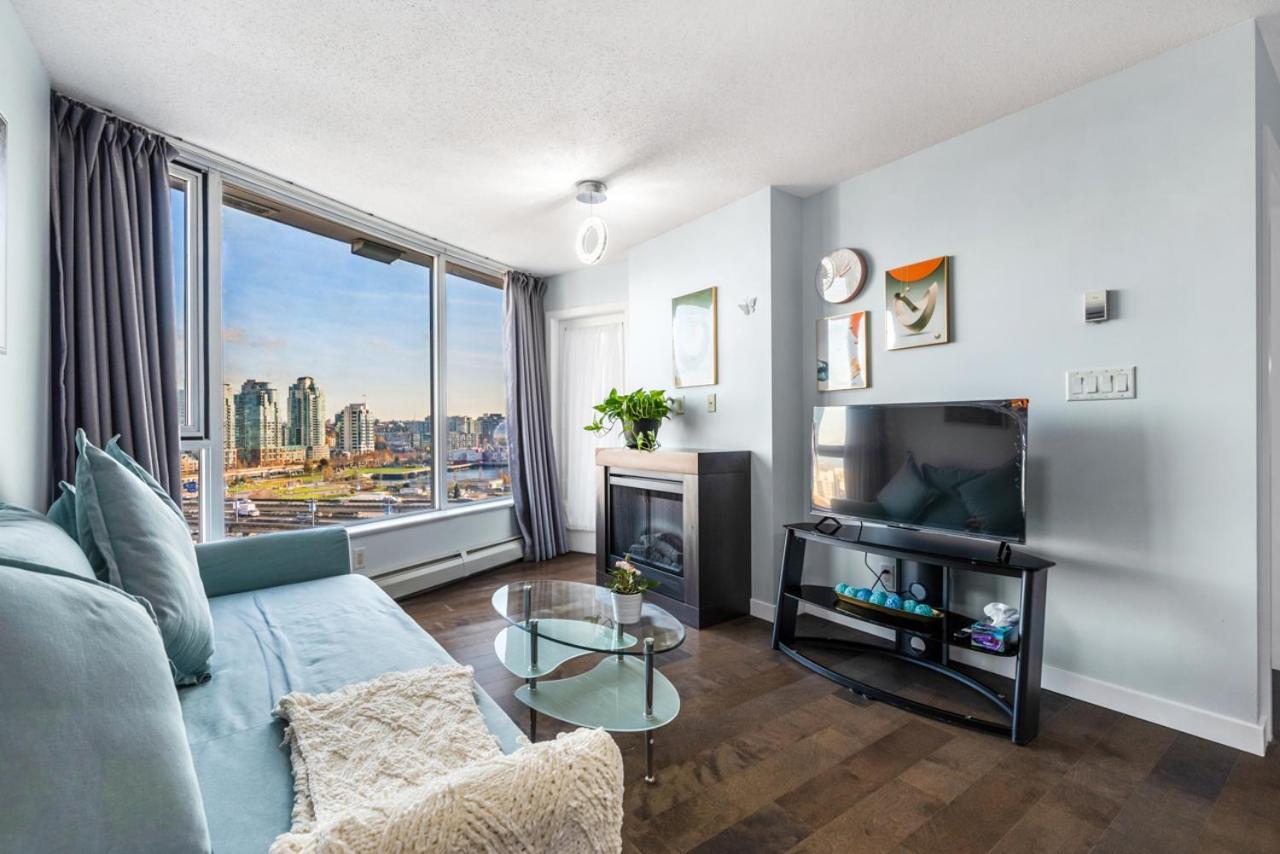 Downtown 1 Bedroom Water View Condo Vancouver Kültér fotó