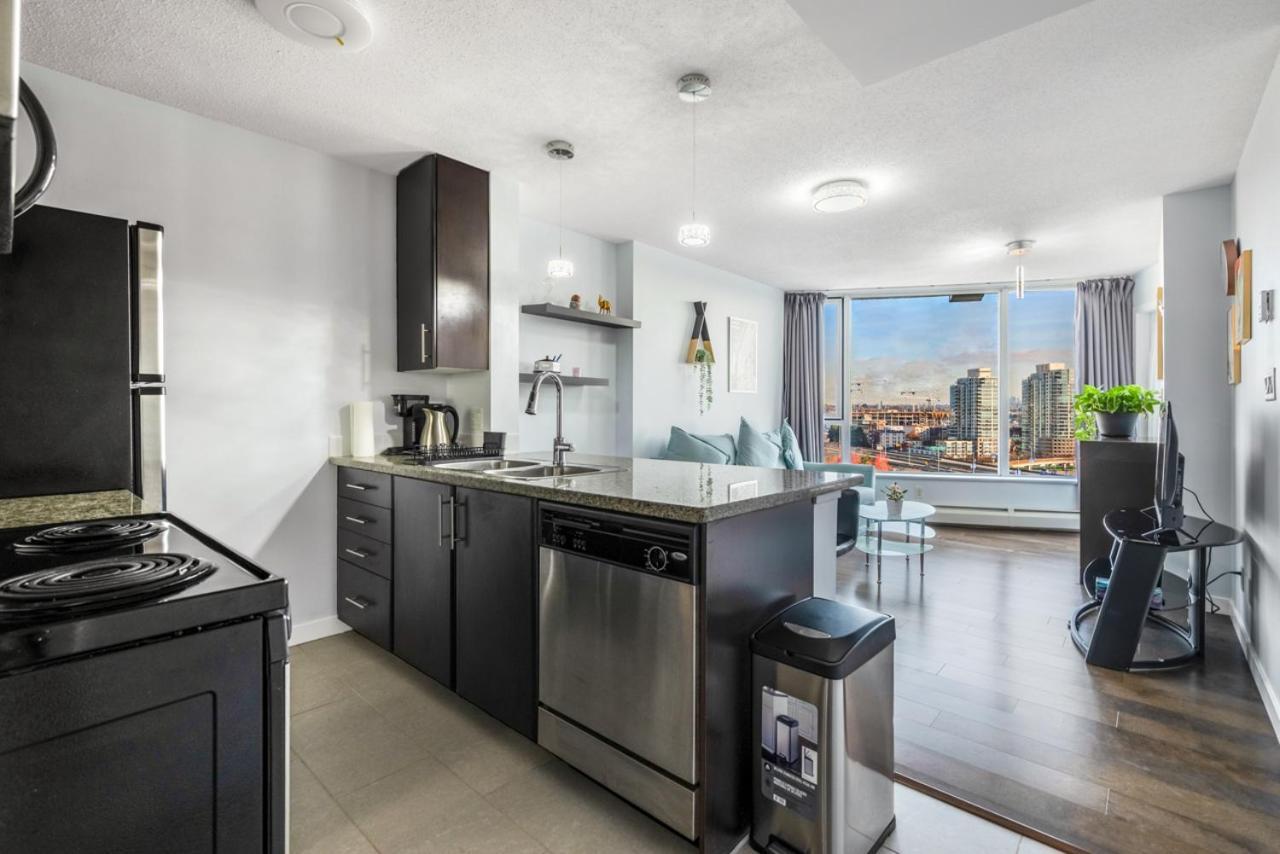 Downtown 1 Bedroom Water View Condo Vancouver Kültér fotó