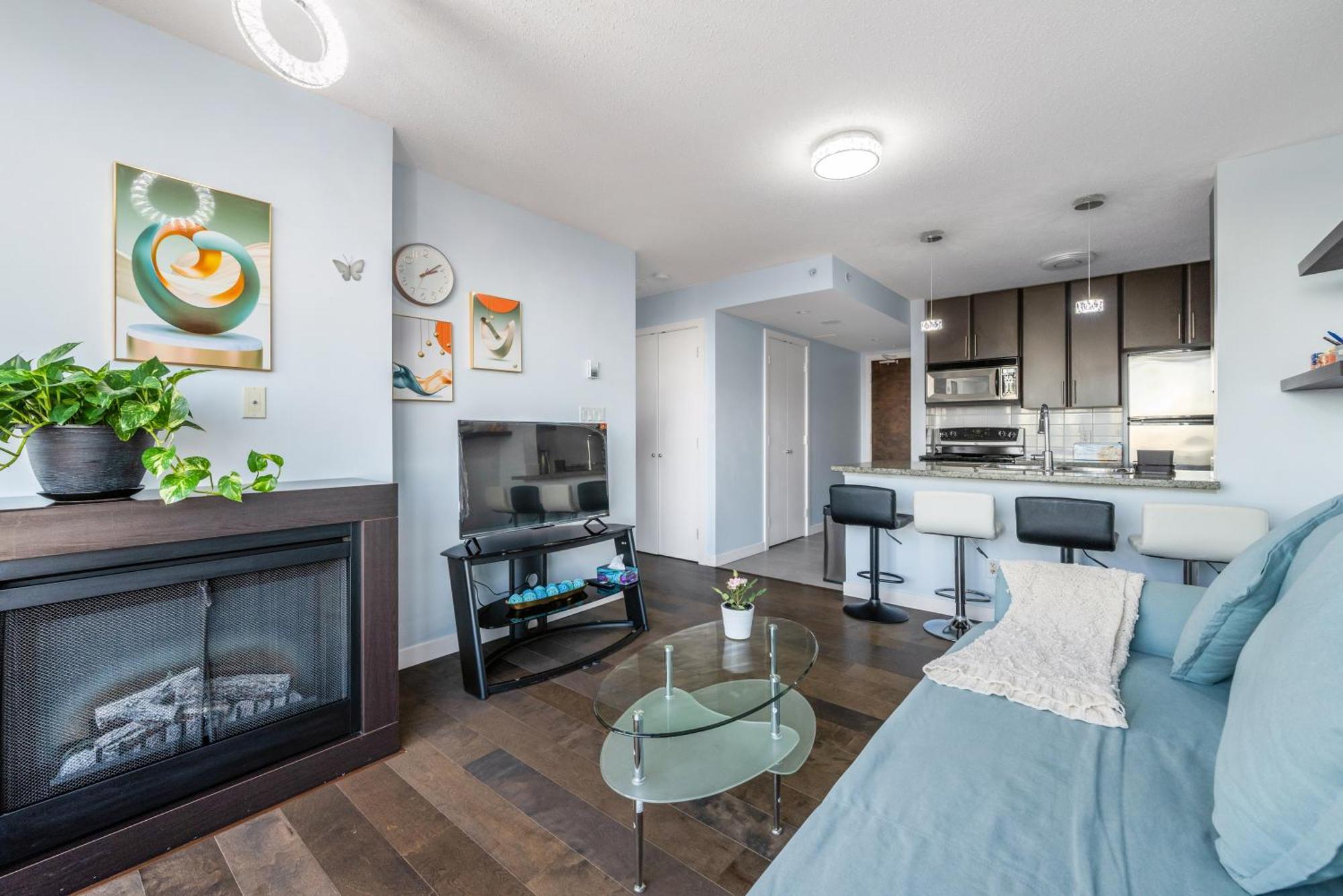 Downtown 1 Bedroom Water View Condo Vancouver Kültér fotó